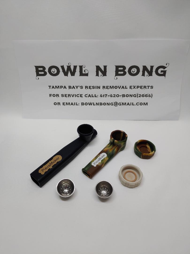 Piecemaker pipes after Bowl N Bong cleaning