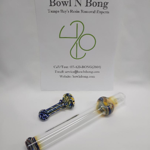 Bowl N Bong Cleaning Service; Bowls and Bubblers; More Than 6"