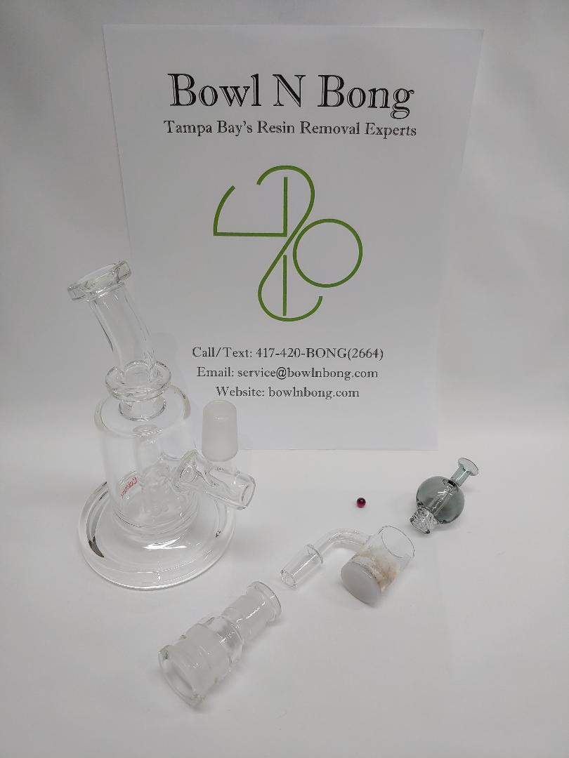 Bowl N Bong Cleaning Service; Dab Rig Cleaning; Dab pipe cleaning; dab device cleaning